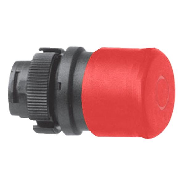 tête pour arrêt d urgence diam 30 mm poussertirer diam 22 rouge