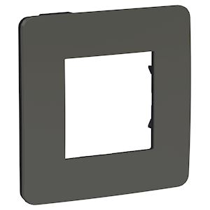 Plaque finition Gris/Bl A 1P