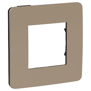 Plaque finition Taupe/Bl A 1P