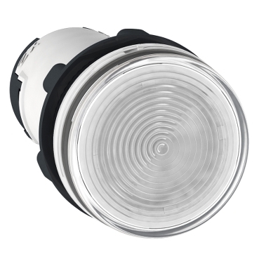 voyant rond diam 22 IP 54 blanc douille BA 9s 230 V bornes