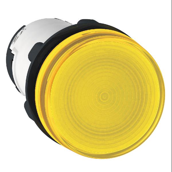 voyant rond diam 22 IP 54 jaune douille BA 9s 230 V bornes