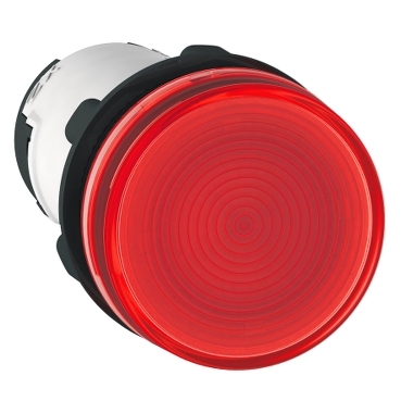 voyant rond diam 22 IP 54 rouge lampe BA 9s 230 V cosses