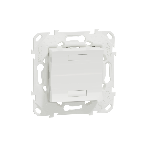 Unica KNX 2BP led Blanc +supp