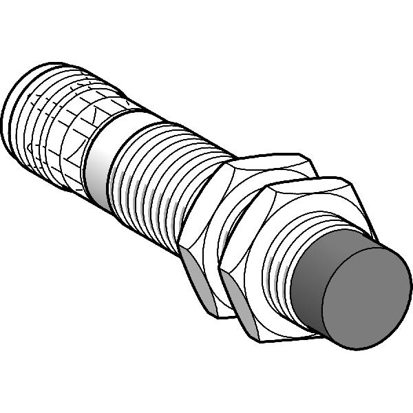 détecteur inductif XS2 cylindrique M18 Sn 8 mm connecteur M18