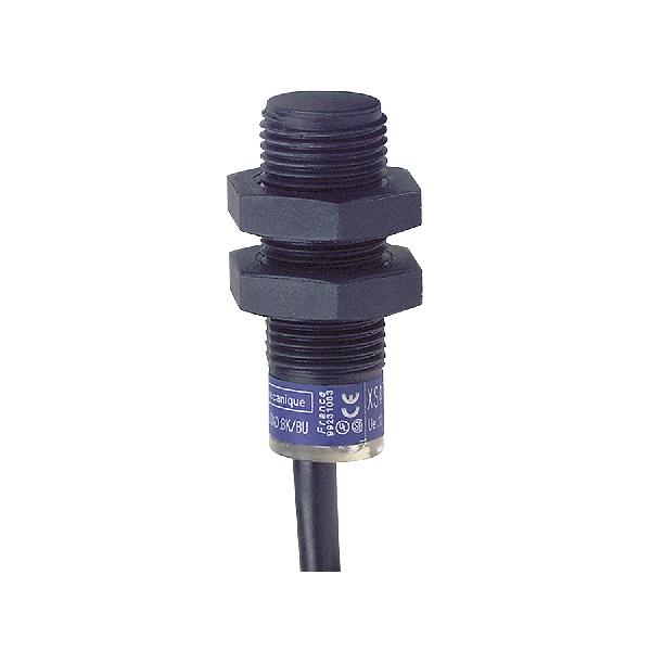 détecteur inductif XS4 - cylindrique M12 - Sn 4 mm - câble 5m