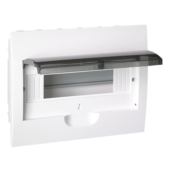 mini Pragma recessed enclosure - IP 40 - 1 x 12 modules - transparent door