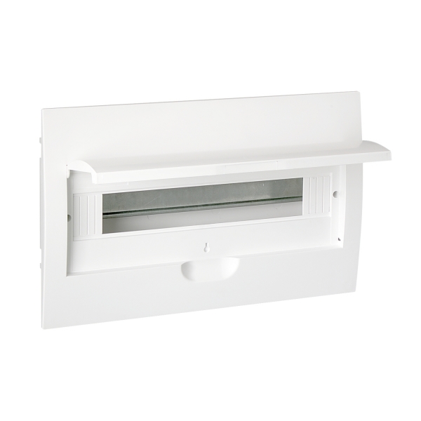 Mini Pragma flush enclosure - IP 40 - 1 x 18 modules - opaque door