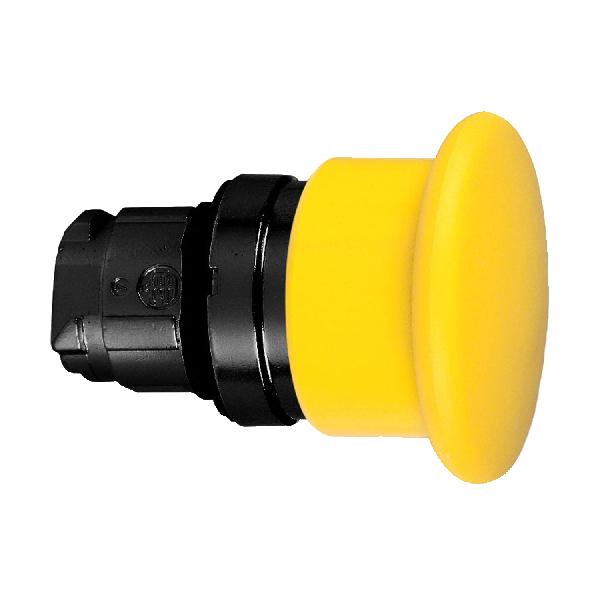 tête bouton poussoir Ø 40 mm - Ø 22 - jaune