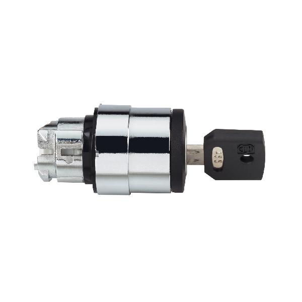 selector switch head Ø22 - 3 positions - key 1132E