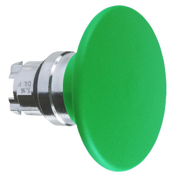 tête bouton poussoir Ø 60 mm - Ø 22 - vert