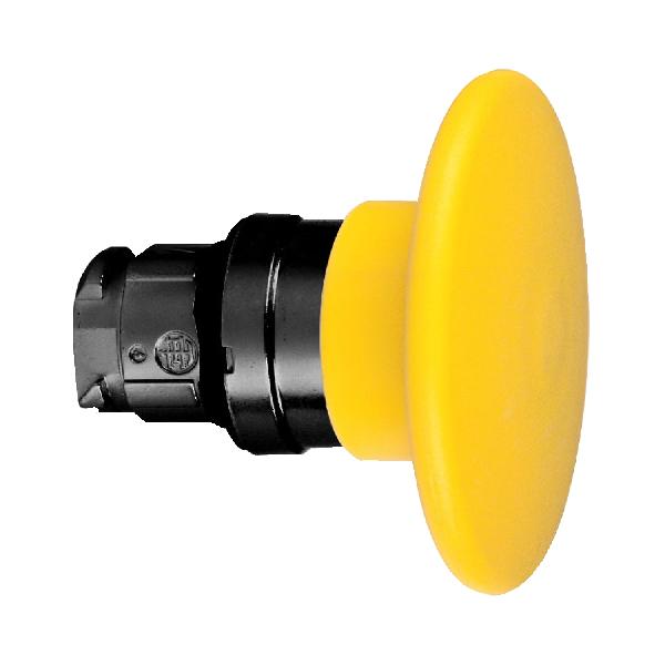 tête bouton poussoir Ø 60 mm - Ø 22 - jaune