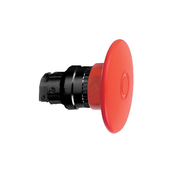 tête pour arrêt d urgence diam 60 mm poussertirer diam 22 rouge