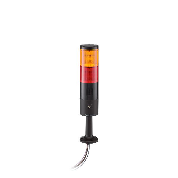 COLONNE 3 ETAGES BUZZER ET VERT FIXE DEL ET ORANGE FIXE DEL 24V