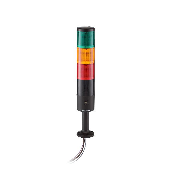 COLONNE 4 ETAGES BUZZER ET VERT ET ORANGE ET ROUGE DEL 24V