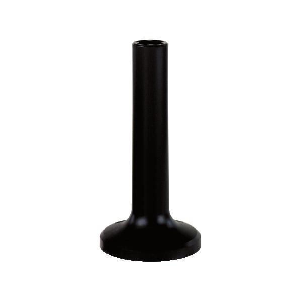 accessoire XVD tube avec pied intégré l=100 mm plastique noir