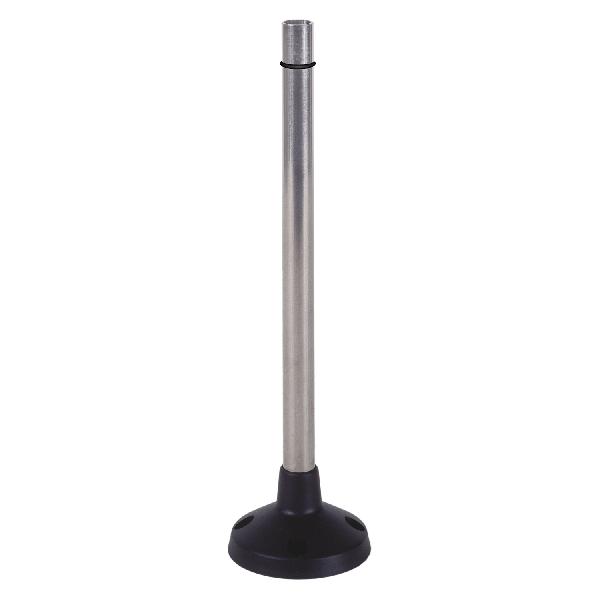 accessoire XVP tube avec pied intégré l=260 mm aluminium noir