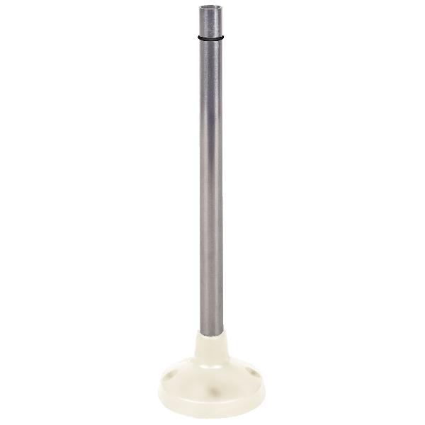 accessoire XVP tube avec pied intégré l=260 mm aluminium crème