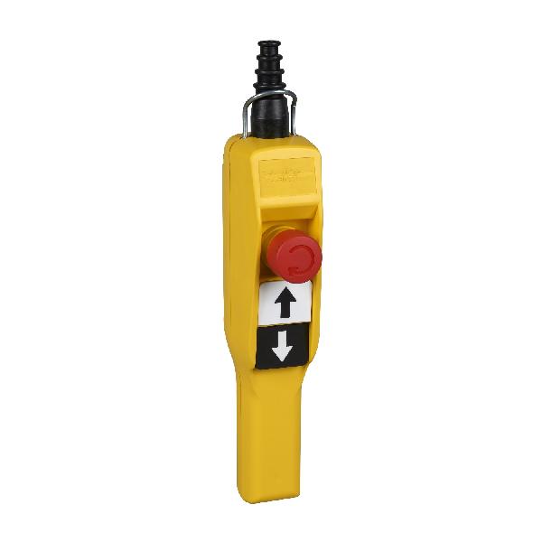 pendant station XAC-A pistol grip - 2 push buttons 1 Emergency stop