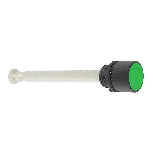 green flush reset pushbutton Ø22 unmarked for 17...120 mm actuation distance