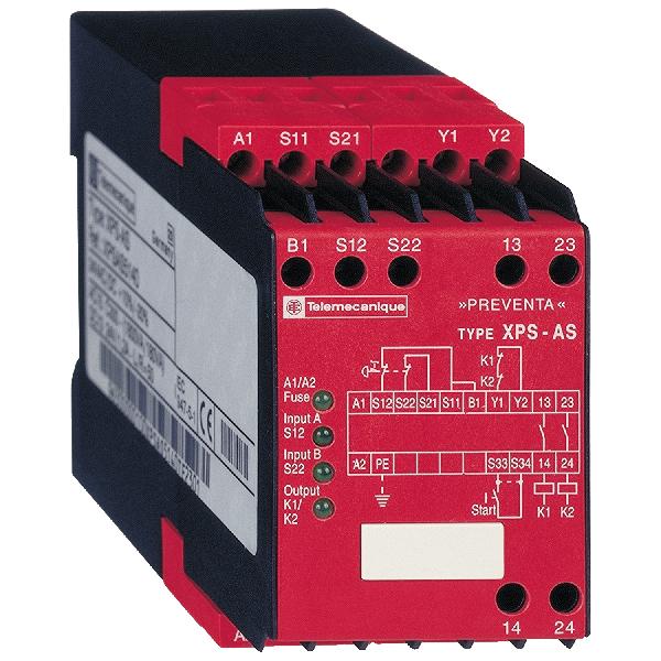 2 circuits de sécurité, 115VCA