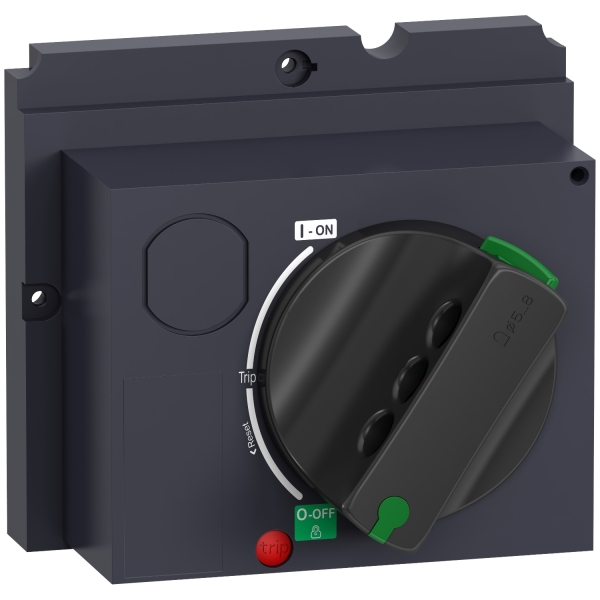 Commande rotative frontal noir