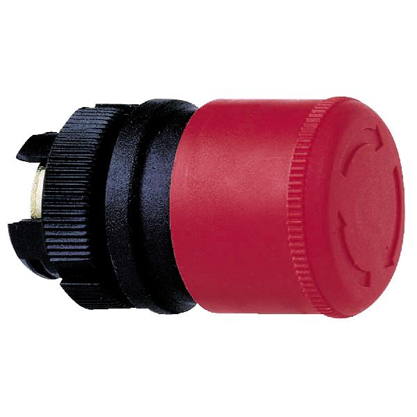 tête pour arrêt d urgence diam 30 mm tourner pour déverrouiller diam 22 rouge