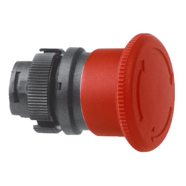 tête pour arrêt d urgence diam 40 mm tourner pour déverrouiller diam 22 rouge