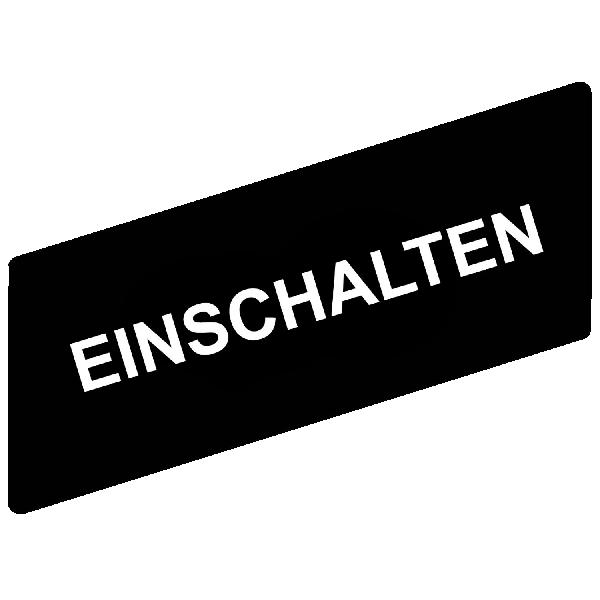 étiquette diam 22 8 x 27 mm EINSCHALTEN