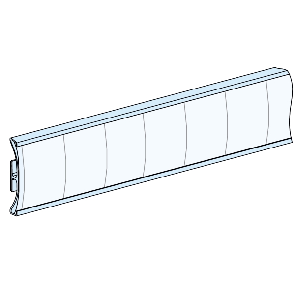 Porte-étiq.-L=432mm-H24mm- x12