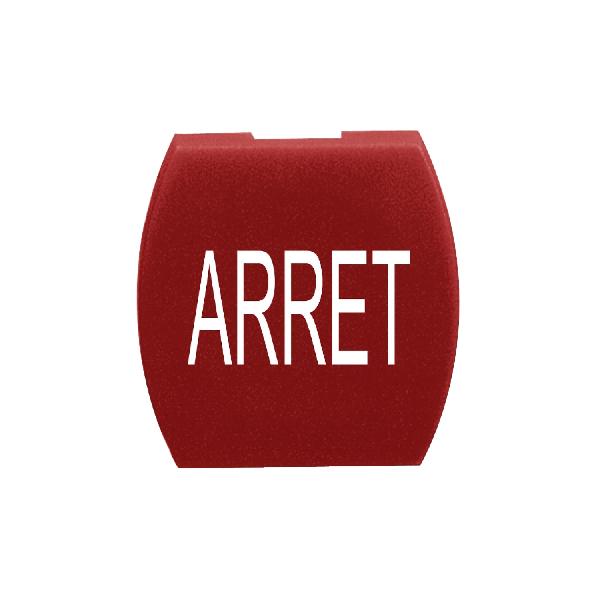 CAPSULE LISSE ARRET ROUGE