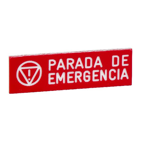 ETIQU PARADA DE EMERGENCI