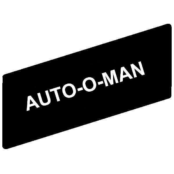 ETIQU AUTO-O-MAN