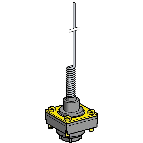 Tête pour interrupteur de position ZCKD tige souple à ressort