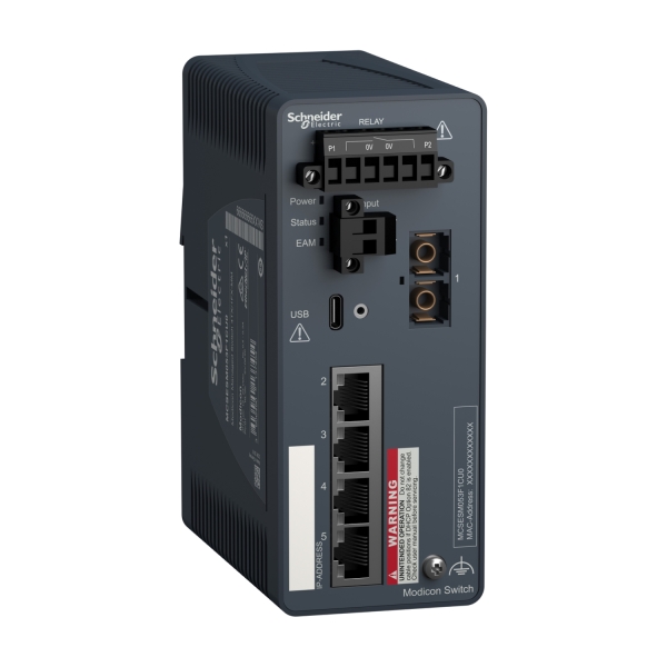 Modicon Switch ESM 4TX/1FX-MM