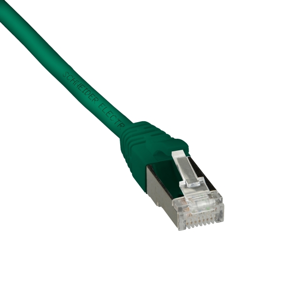 Cordon FUTP CAT6 0,5m Vert