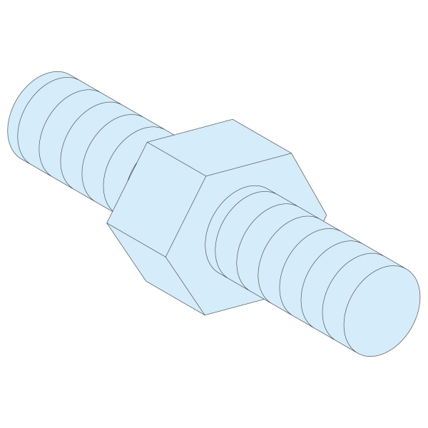 4 Entretoise hexagonale M5 H9