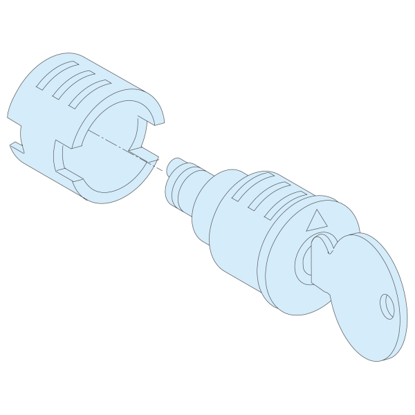 Barillet IP55 +2 clés 455