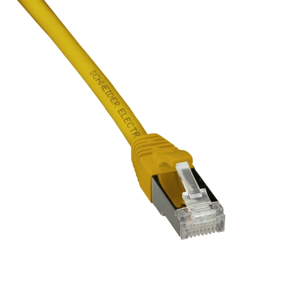 Cordon SFTP CAT6A 0,5m Jaune