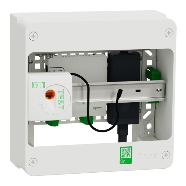 Resi9 Enclosure VDI 13M1R, Switch 5ports PoE, grade 3TV 4xRJ45 cat6a