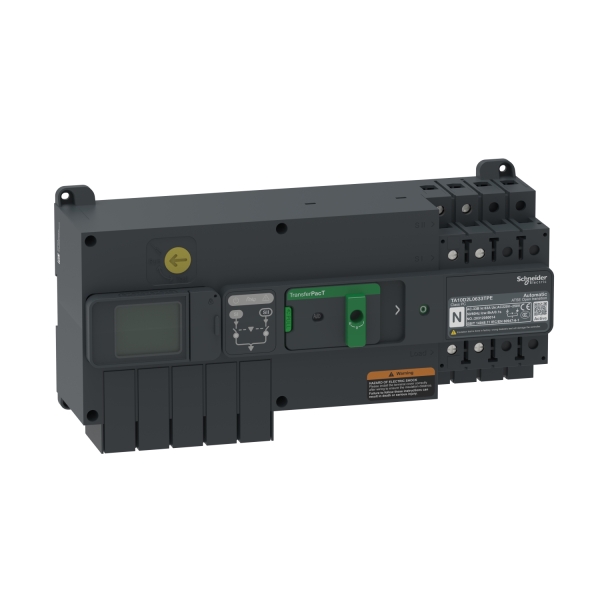 TransferPacT Active TA100 - inverseur de sources - LCD - 32A - 2P - 230Vca