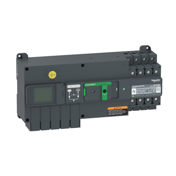 TransferPacT Active TA100 - inverseur de sources - LCD - 50A - 4P - 400Vca