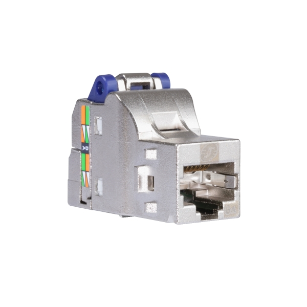 Resi9 S-One format DPM connecteur RJ45 catégorie 6 blindé, sachet individuel