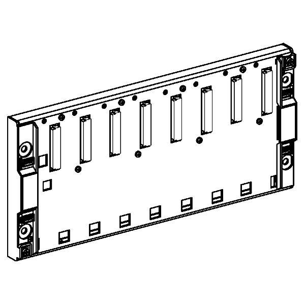 Rack 8 positions non extensible