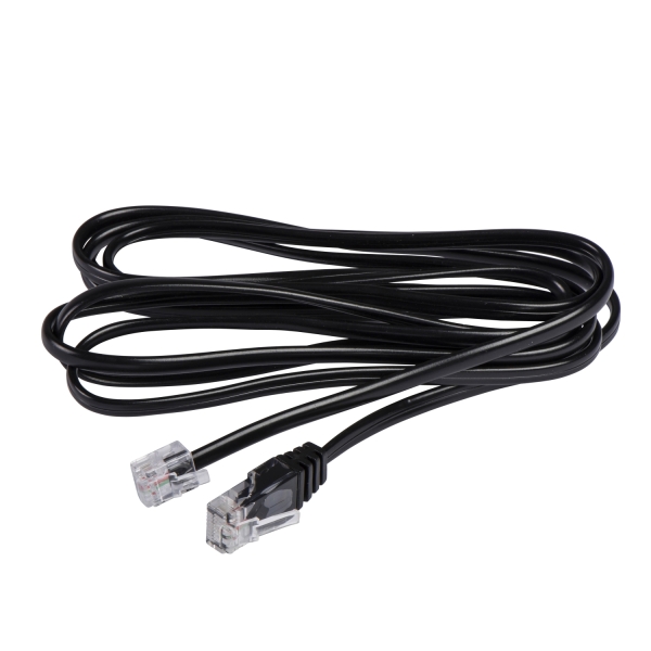 CORDON RJ11 RJ45 2M NOIR