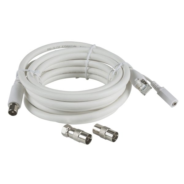 CORDON TV RJ45 PLUS IR BL