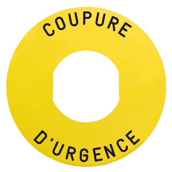 ETIQUETTE CIRCULAIRE JAUN