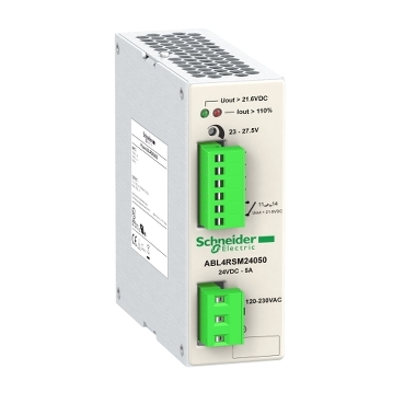 regulated SMPS - 1 or 2 phase - 120..230 V AC - 24 V - 5A