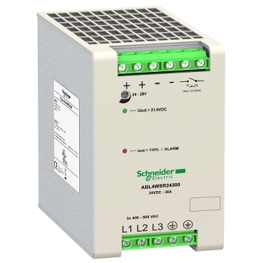 regulated SMPS - 3 phase - 400..500 V AC - 24 V - 30A