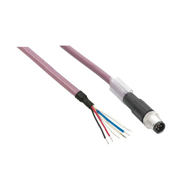 CABLE,STRAIGHT,M8-4P, FEM