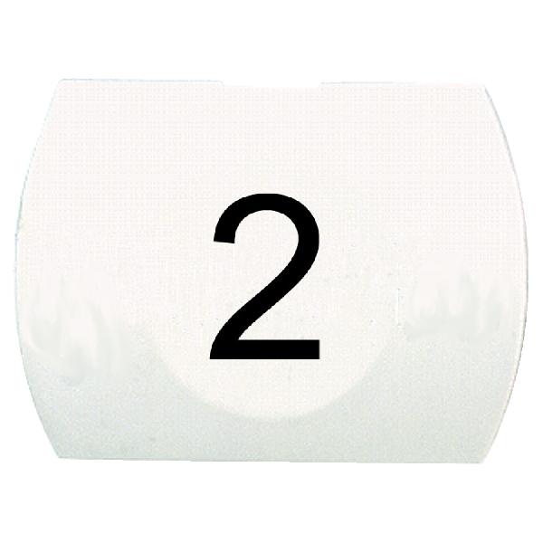 capsule lisse 2 blanc pour poussoir rectangulaire diam 16